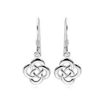 Belles boucles d'oreilles cercles celtiques