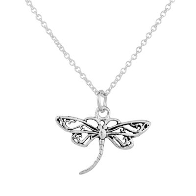 Pretty Dainty Dragonfly Necklace