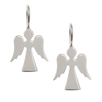 Jolies Boucles D'oreilles Ange Gardien