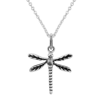 Schöne Libelle zierliche Halskette