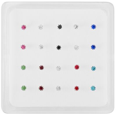 Studs de nariz multicolores de 2,5 mm