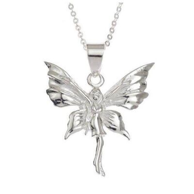 Superbe grand pendentif fée