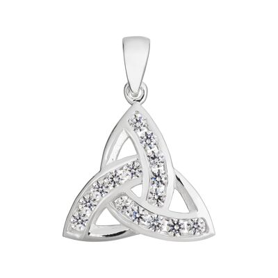 Crystal Goddess Triquetra Pendant