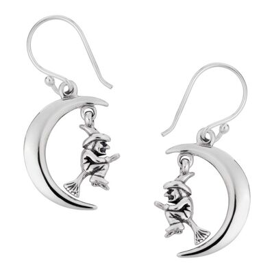 Witch in Moon Earrings