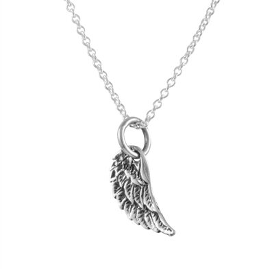 Collar con colgante de ala de ángel