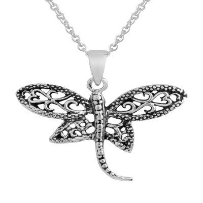 Schöne große Libelle Halskette
