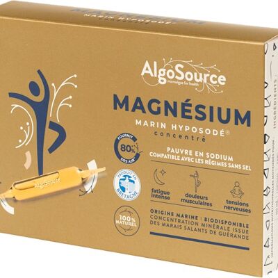 Magnesio marino concentrato a basso contenuto di sodio
