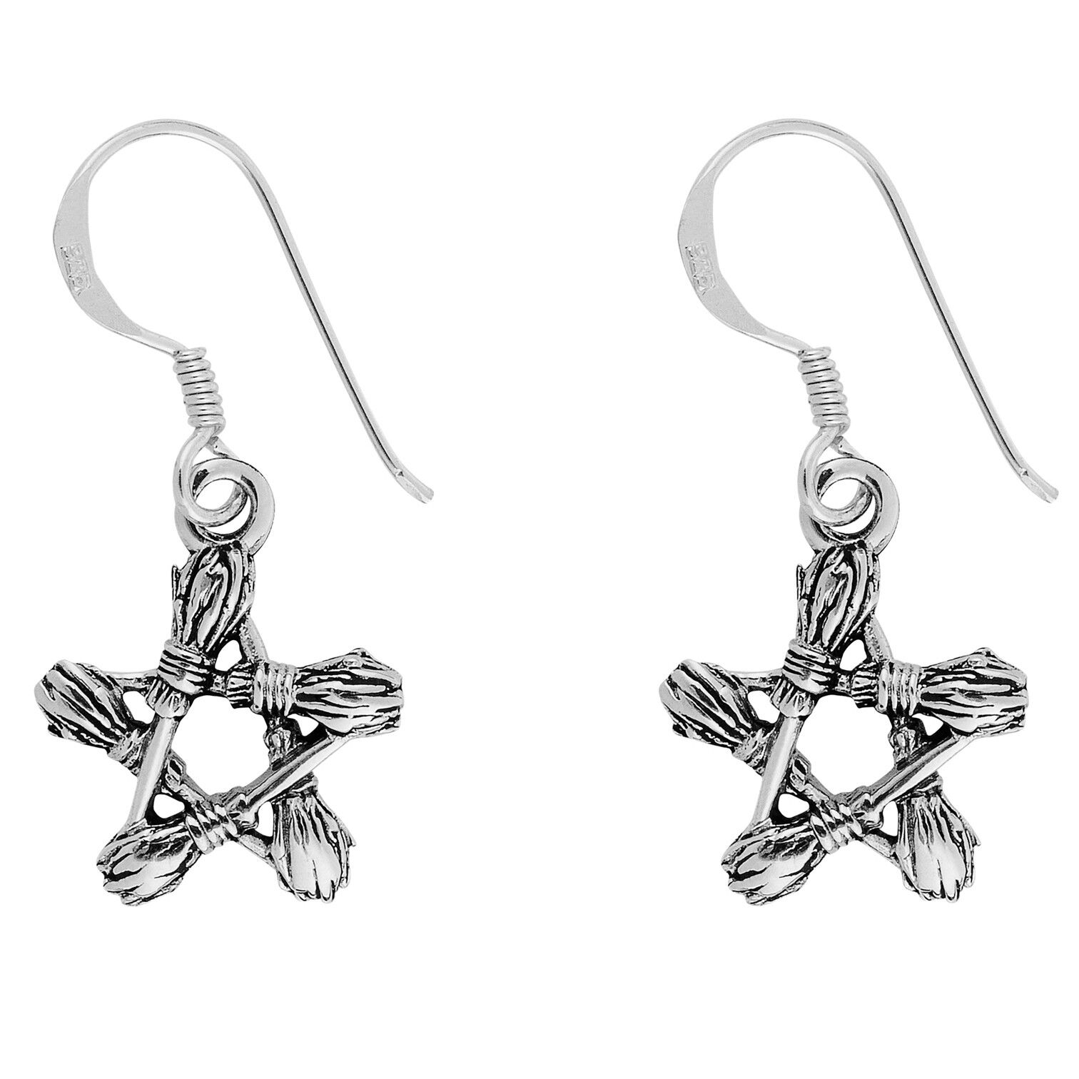 Orecchini Pentagram Besom Scopa