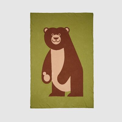 Bear cotton blanket