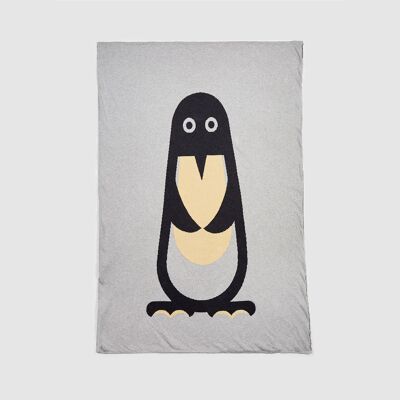 Manta de algodón pingüino