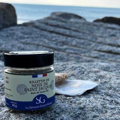 Rillettes de Noix de Saint Jacques 90 g -Baie de Granville