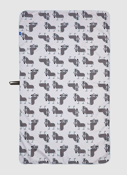 Zebras microfiber towel