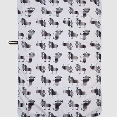 Zebras microfiber towel