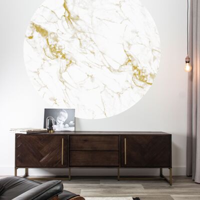 Behangcirkel Marble ø 190 cm (4 sheets)