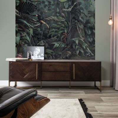 Jungle behangpaneel XL Tropical Landscapes, 190 x 220 cm 190 x 220 cm (4 sheets)