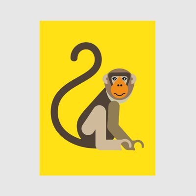 Poster scimmia