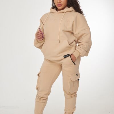 Repwear Fitness Signature Oversized Hoodie Sand