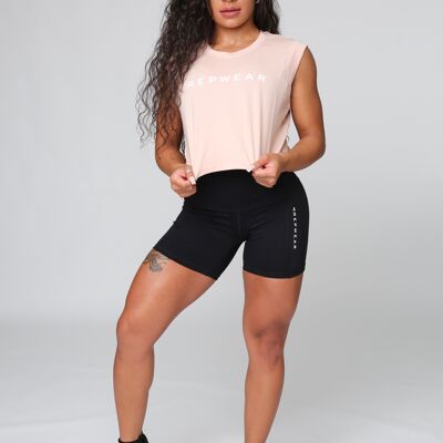 Repwear Fitness Cropped T-shirt Coral