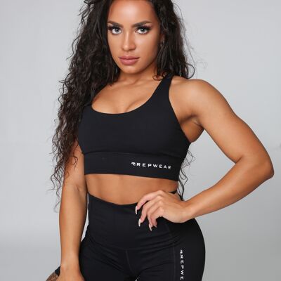 Repwear Fitness Opulent Sports Bra Black