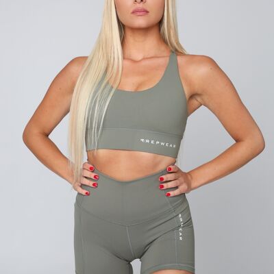 Repwear Fitness Opulent Sports Bra Khaki