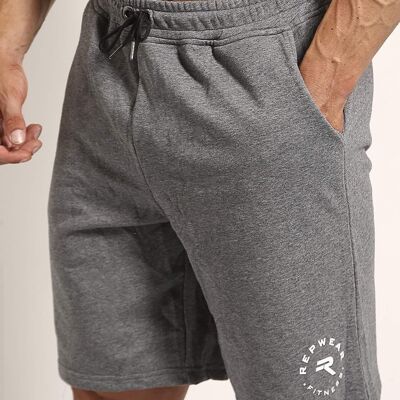 Repwear Fitness Onyx Shorts Marl Grey