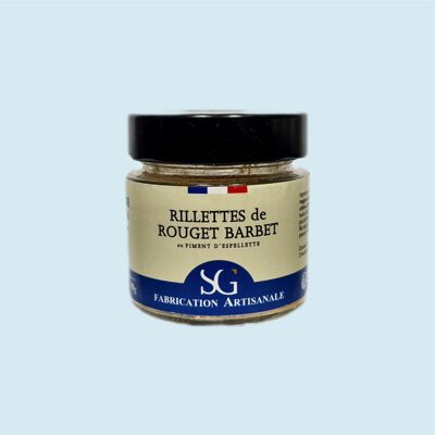 Rillettes Rouget Barbet mit Espelette-Pfeffer 90g