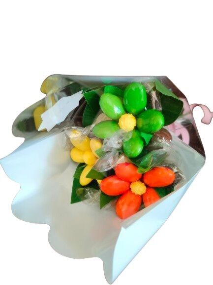 Mini Strauß Dragees und Osterfritten
