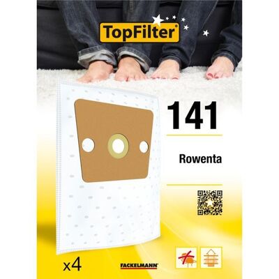 Lot de 4 sacs aspirateur Rowenta TopFilter Premium