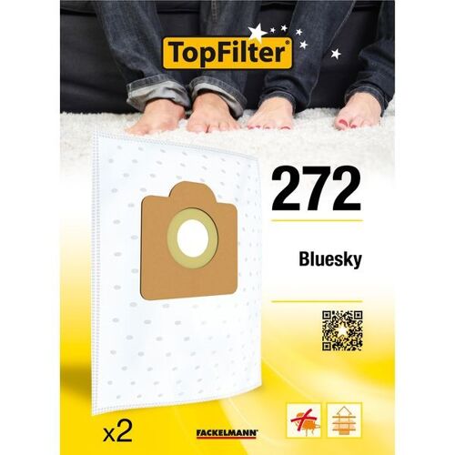 Lot de 2 sacs aspirateur Bluesky TopFilter Premium