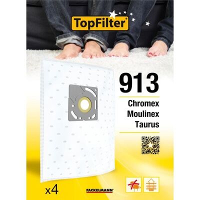 Set de 4 bolsas de aspiradora Moulinex TopFilter Premium II