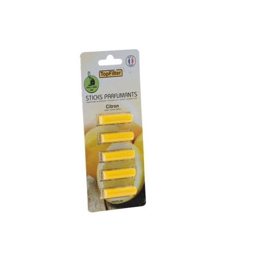 Lot de 5 parfums pour aspirateur en stick senteur citron TopFilter