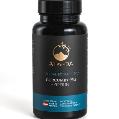Curcumin 95% Extract with Piperine Capsules