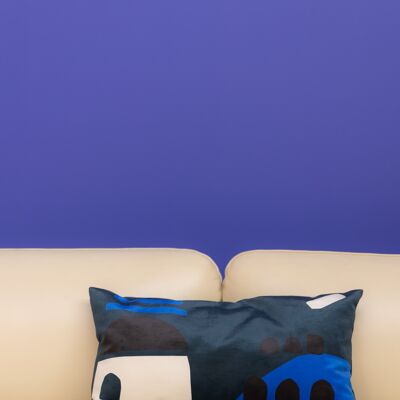 Cushion cover Babylone Blue S