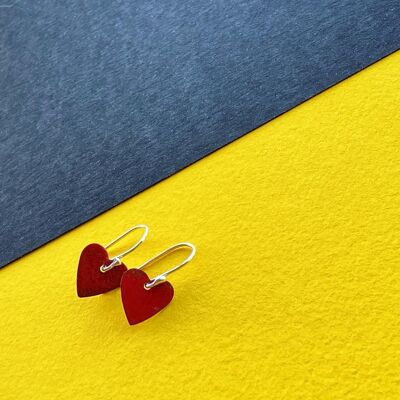 Mini Drop Earrings Heart