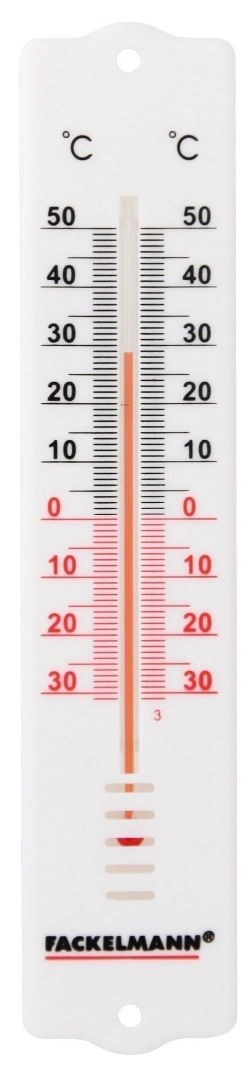 Thermomètre d'intérieur et d'extérieur plastique Fackelmann Tecno