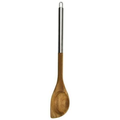 Fackemann Synthesis Beveled Acacia Wood Kitchen Spoon