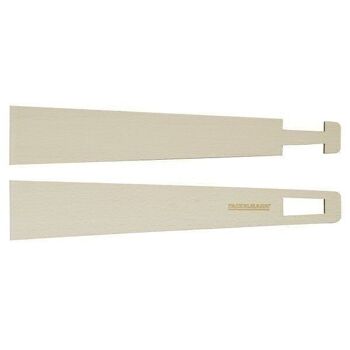 Pince de cuisine et spatules de cuisine 2 en 1 en bois FSC Fackelmann Eco Friendly 3