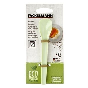 Lot de 4 cuillères à œuf Fackelmann Eco Friendly 6