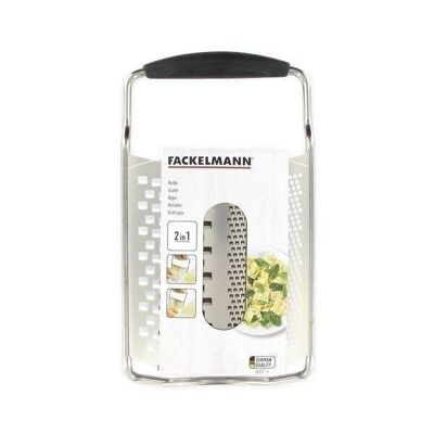 Fackelmann 2 in 1 stainless steel cheese grater