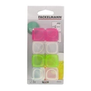 Lot de 8 glaçons réutilisables en plastique Multicolore Fackelmann 4