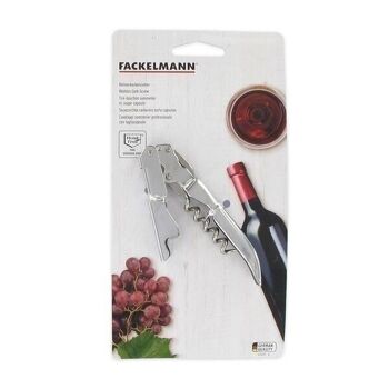 Tire-bouchon limonadier double levier en inox Fackelmann Bar Concept 5