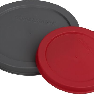 Set of 2 plastic lids for Fackelmann tins and jars