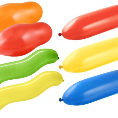 Lot of 15 colored balloons of random shapes Fackelmann Eco Friendly