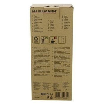 Boite de 250 pailles en papier brun Fackelmann Eco Friendly 4