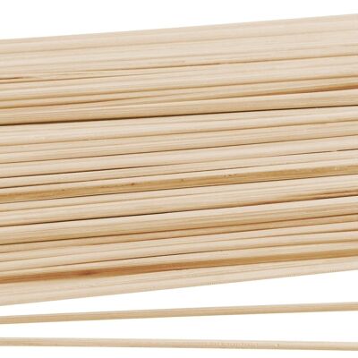 Set of 50 wooden skewers 25 cm Fackelmann Wood Edition