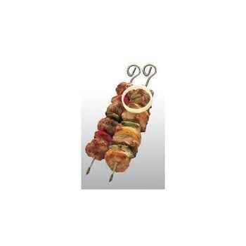 Lot de 4 brochettes en inox Fackelmann BBQ Edition 4