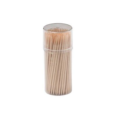 Set of 2 boxes of 150 wooden toothpicks each Fackelmann Wood Edition