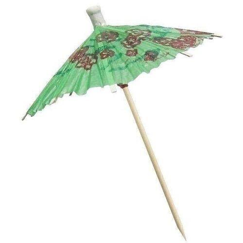 Lot de 20 mini parasols pour cocktail Fackelmann