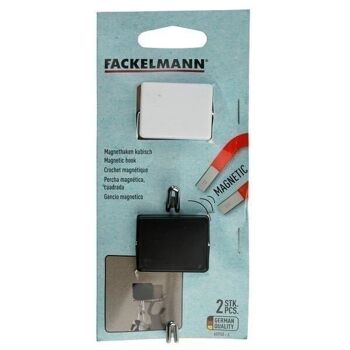 Lot de 2 crochets muraux magnétiques Fackelmann Tecno 5