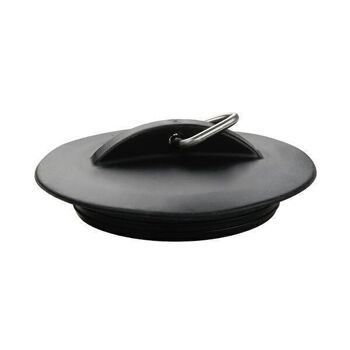 Bouchon de lavabo universel noir Fackelmann Tecno 4